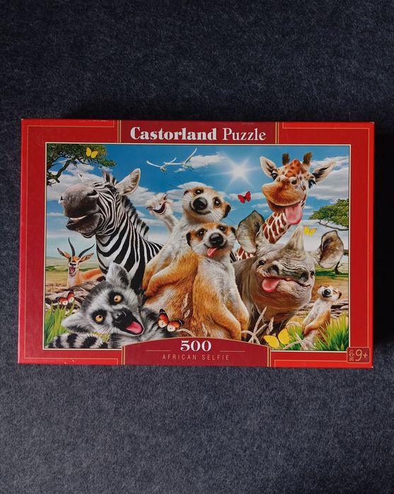 Puzzle 500 elementów "African Selfie" Castorland