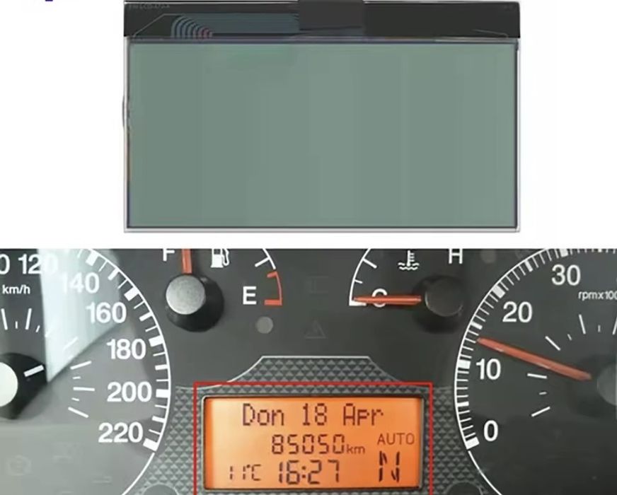 Display tela lcd painel de instrumentos Fiat Peugeot Citroën