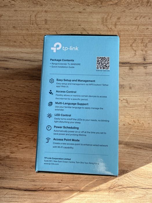 Wzamcniacz sygnalu WIFI TP-Link TL-WA850RE