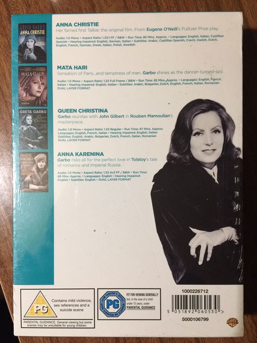 Greta Garbo Collection - DVD - selado