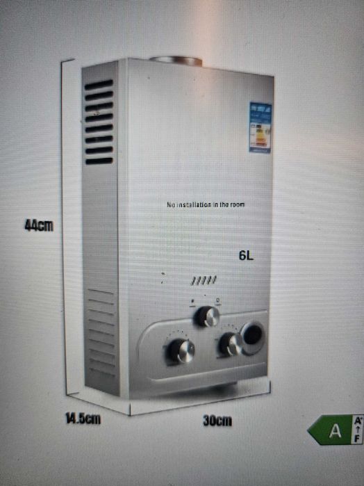 Podgrzewacz gazowy przepływowy Camping, jacuzi balia NOWY