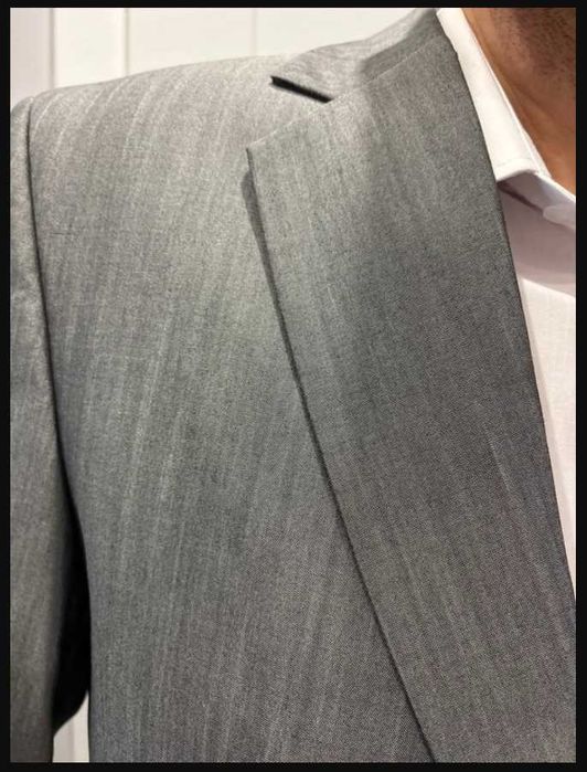 Garnitur meski grafitowy szary New Men 176x108x94