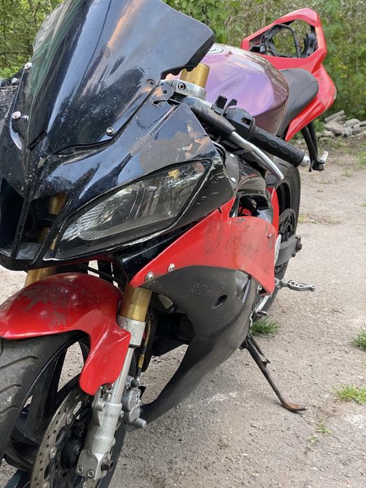 Терміново Продаж/Обмін кастом Yamaha R6  (на базі Hyosung GT250R) — проект під відновлення