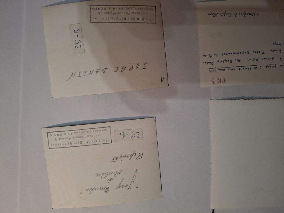 Fotos artistas teatro e outras antigas