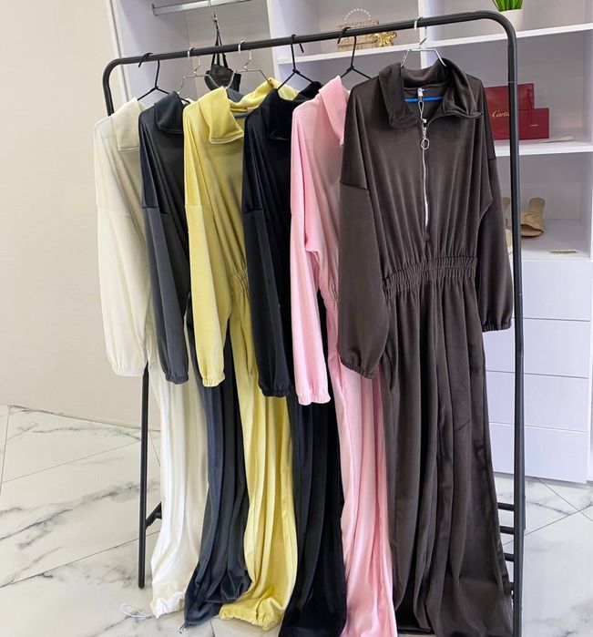 Велюровий оверсайз комбез/ жіночий комбінезон/ женский комбинезон