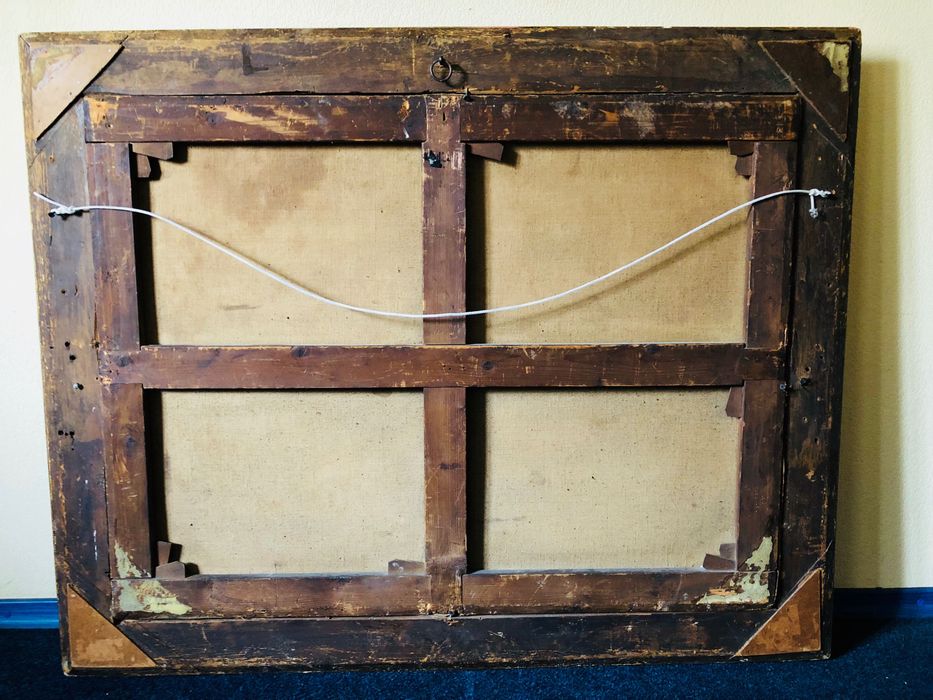 Речной пейзаж худ. W.Krause 1860 г