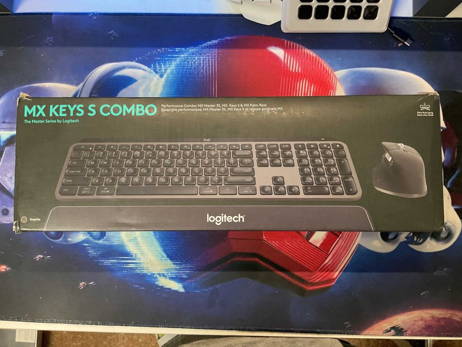 Клавіатура Logitech MX Keys S Graphite, як нова