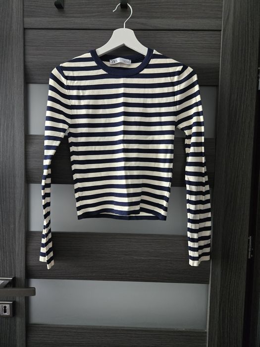 Bluzka/sweterek w paski, Zara rozm. M