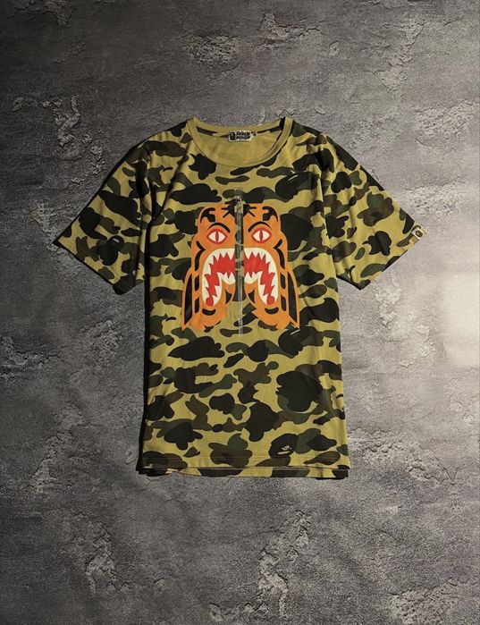 футболка bape tiger