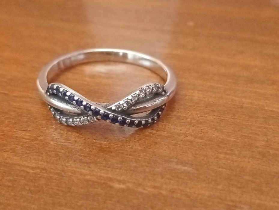 Anel de prata 925, infinito