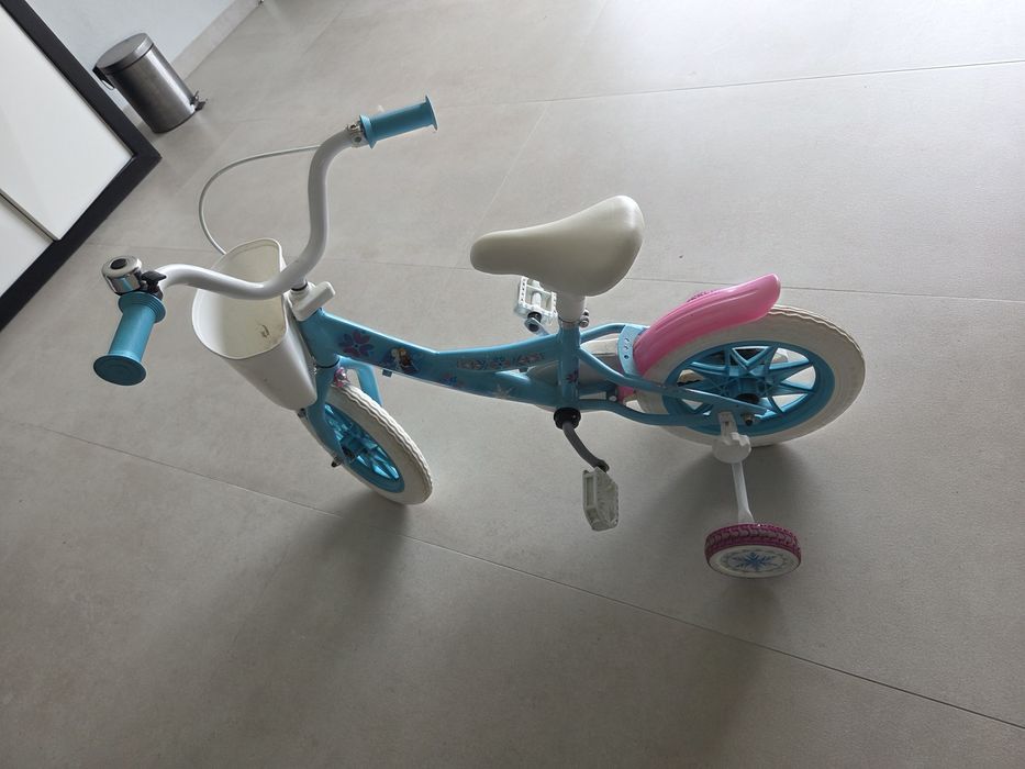 Bicicleta Frozen com rodas (extraíveis)