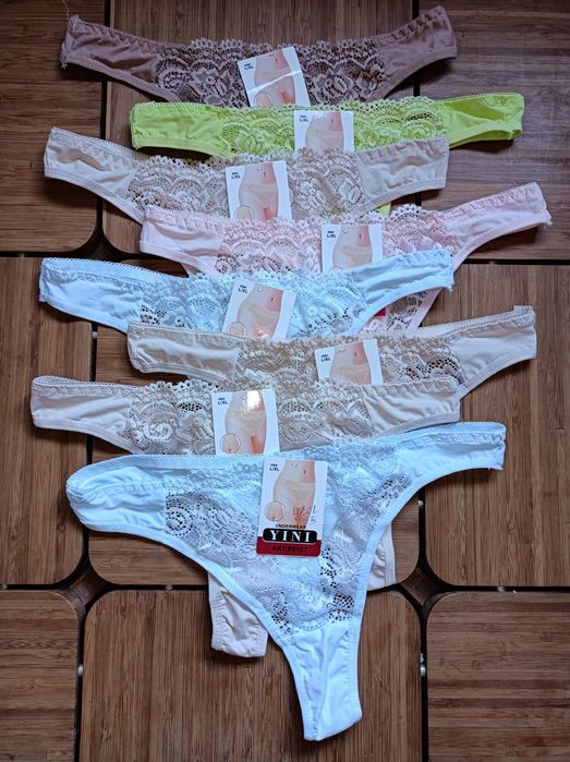 Lotes de 8 Cuecas de Senhora * Tamanho - L/XL * Algodão ou Licra *