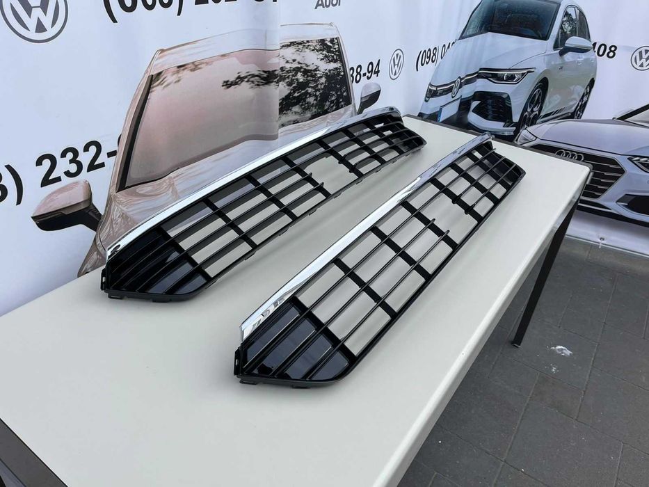Vw e- golf vii 5ge решітка бампера передній 5ge853677a 5ge853101 хром