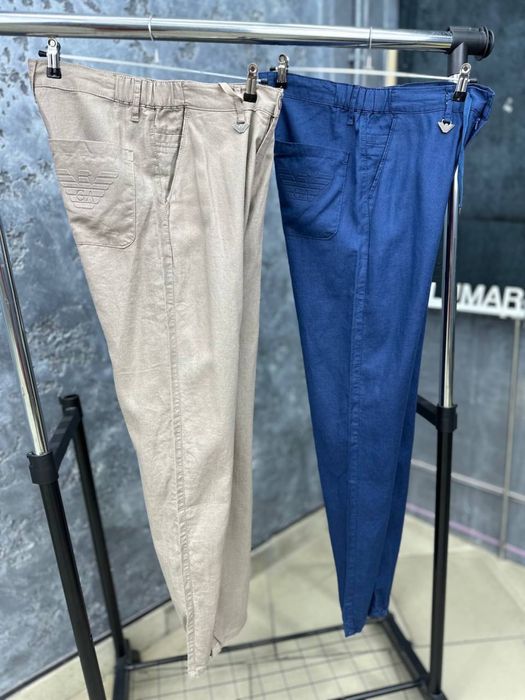 Стильні льняні брюки штани Loro,Армані