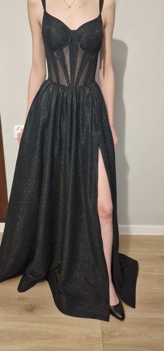 Sukienka Gorsetowa Suknia Balowa Studniówkowa Nowa