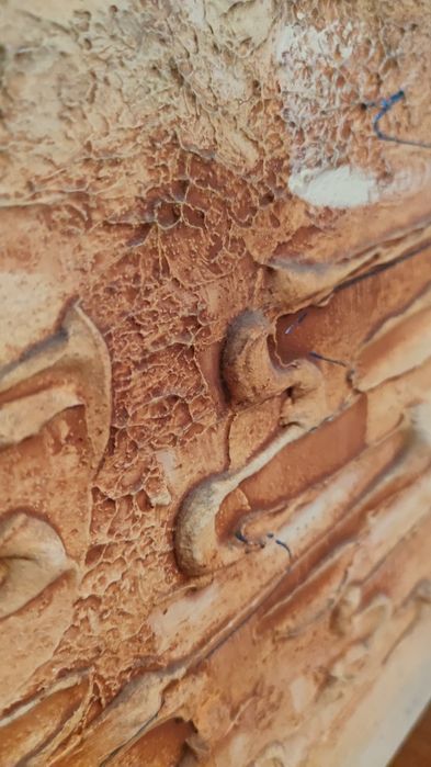 Quadro em tela abstracto cores suaves