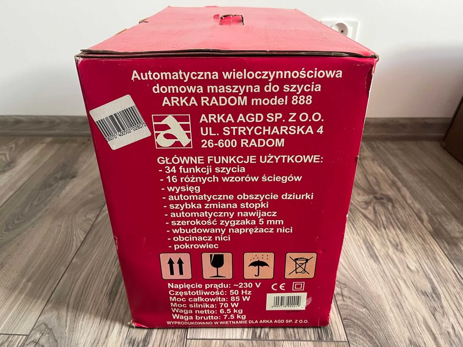 Maszyna do szycia Arka Radom 888 Limited Edition