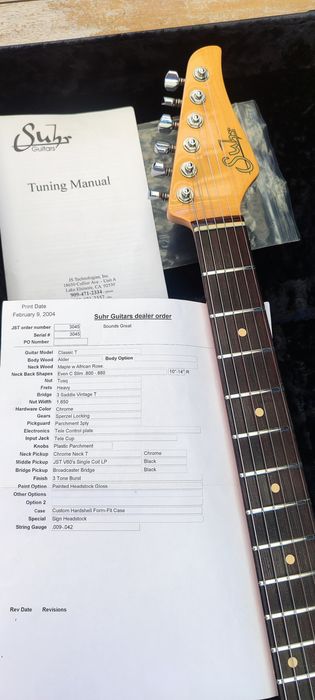 Guitarra Suhr Classic T