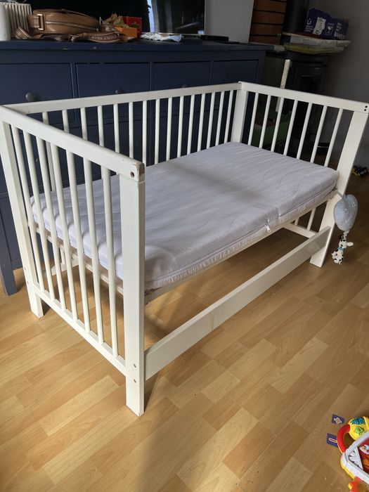 Łóżeczko dziecięce IKEA Gulliver 120x60 + materac