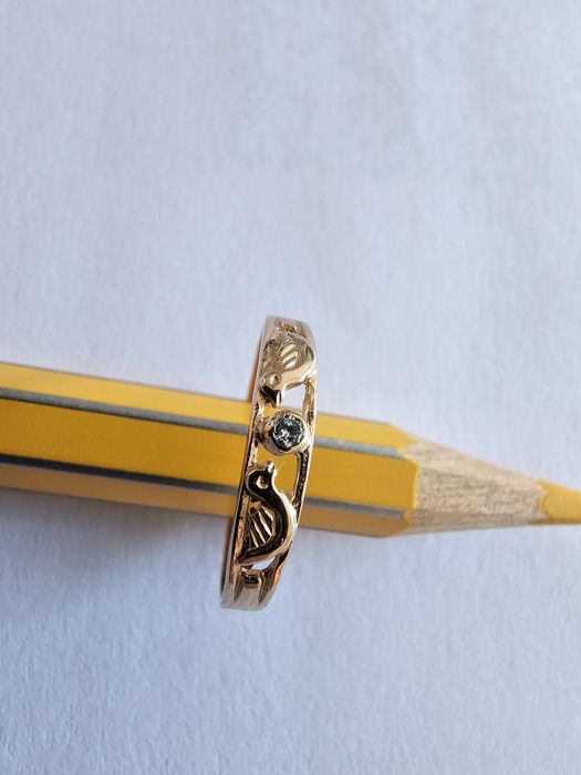 Anel de criança ouro 9k