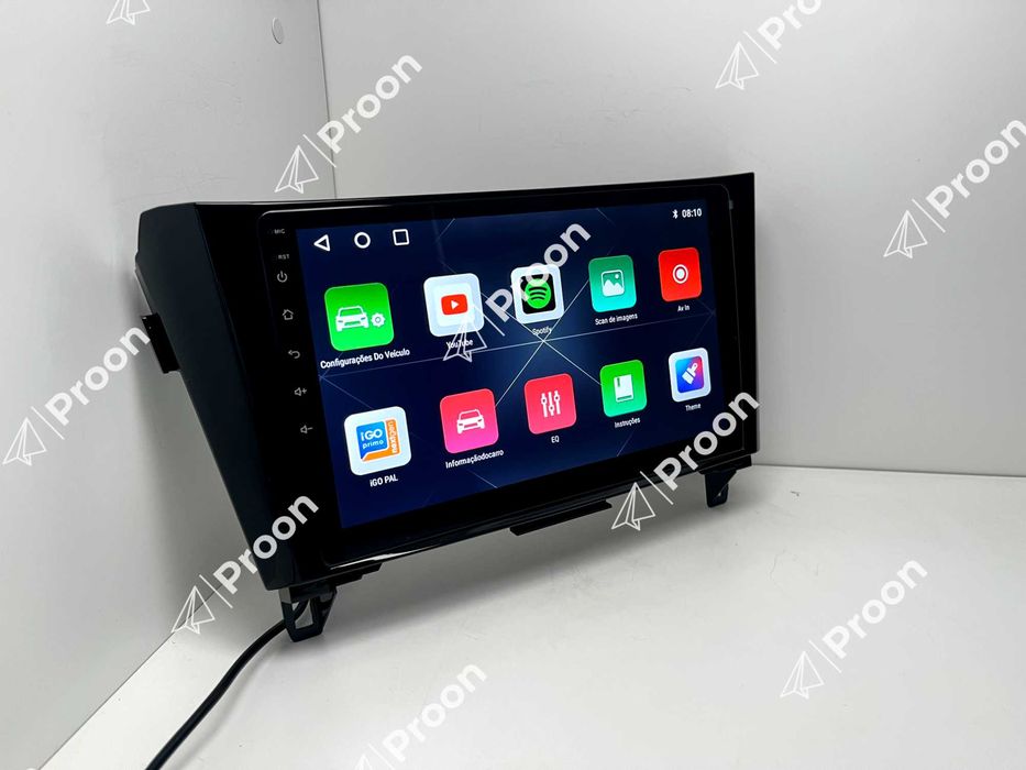 Auto Radio Nissan Qashqai J11 X Trail3   2Din Ano 2013 até 2017