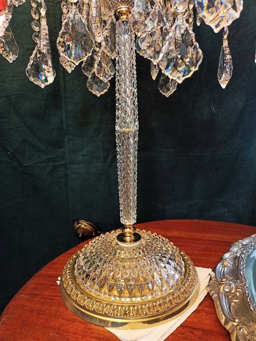 Candelabro Cristal Swarovski 6 Lâmpadas