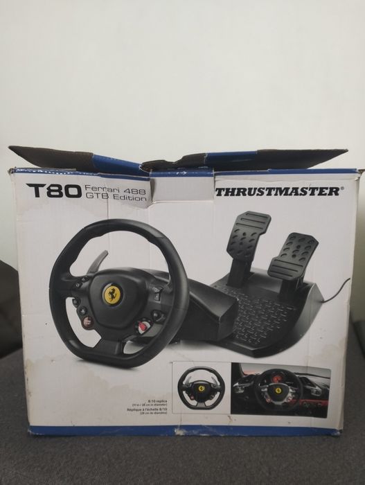 Volante gaming thrustmaster t80 Ferrari 488 GTB edition (PS4/PS5/PC)