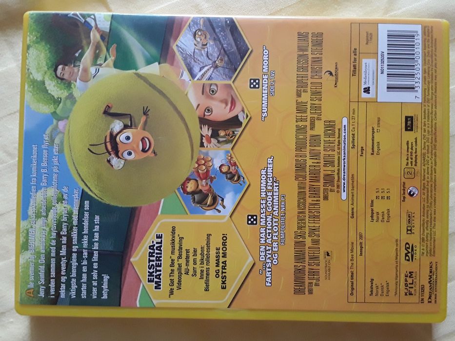 The bee movie norweski angielski