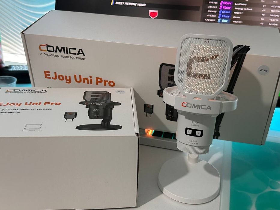 Микрофон comica enjoy uni PRO как петличка блютуз fifine maono pod