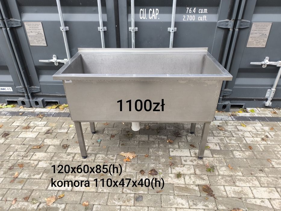 Meble nierdzewne, zlewy, baseny