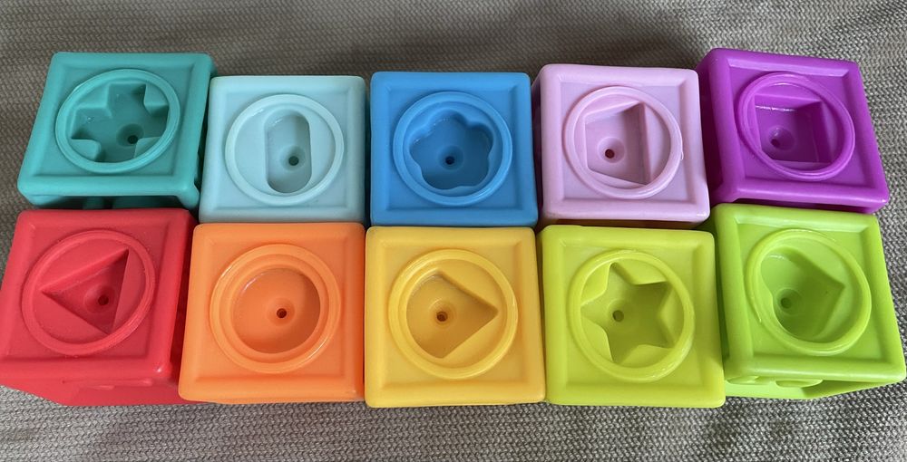 Gumowe Klocuszki Bam Bam 10Szt