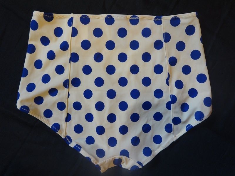 Strój kąpielowy dół retro kropki wysoki stan 36 S