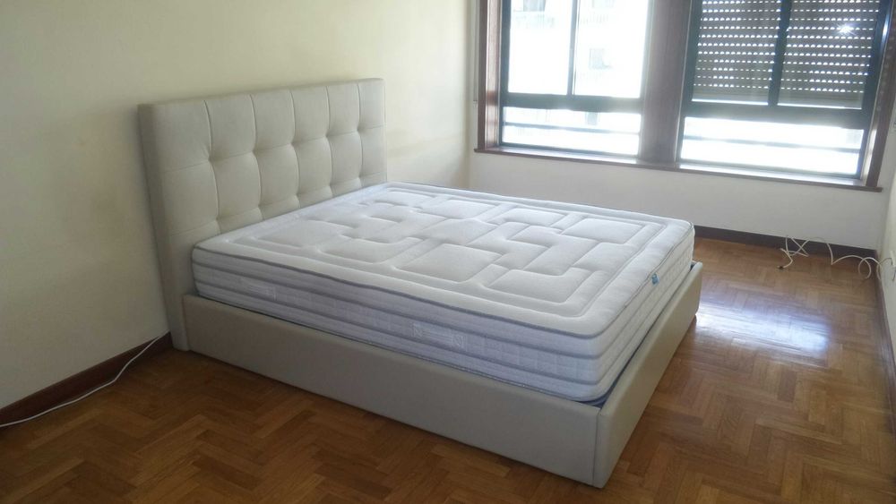 Cama Casal Estofada - NOVA - FABRICA