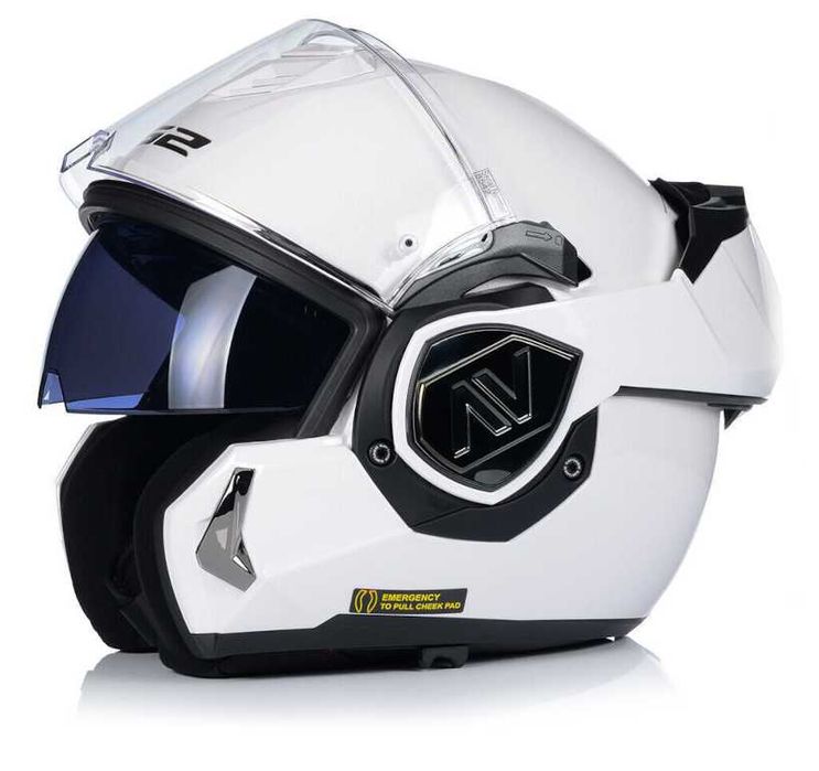Nowy Kask LS2 FF906 ADVANT WHITE L Szczękowy ADV BIAŁY Połysk ECE06