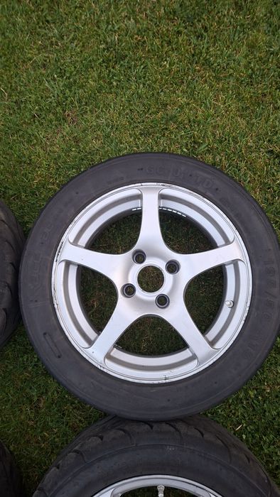 Koła aluminiowe Semi Slick 15 cali 5 opon 4x108