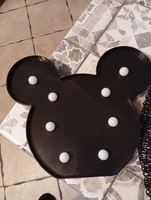 Lampka myszka Miki na baterie