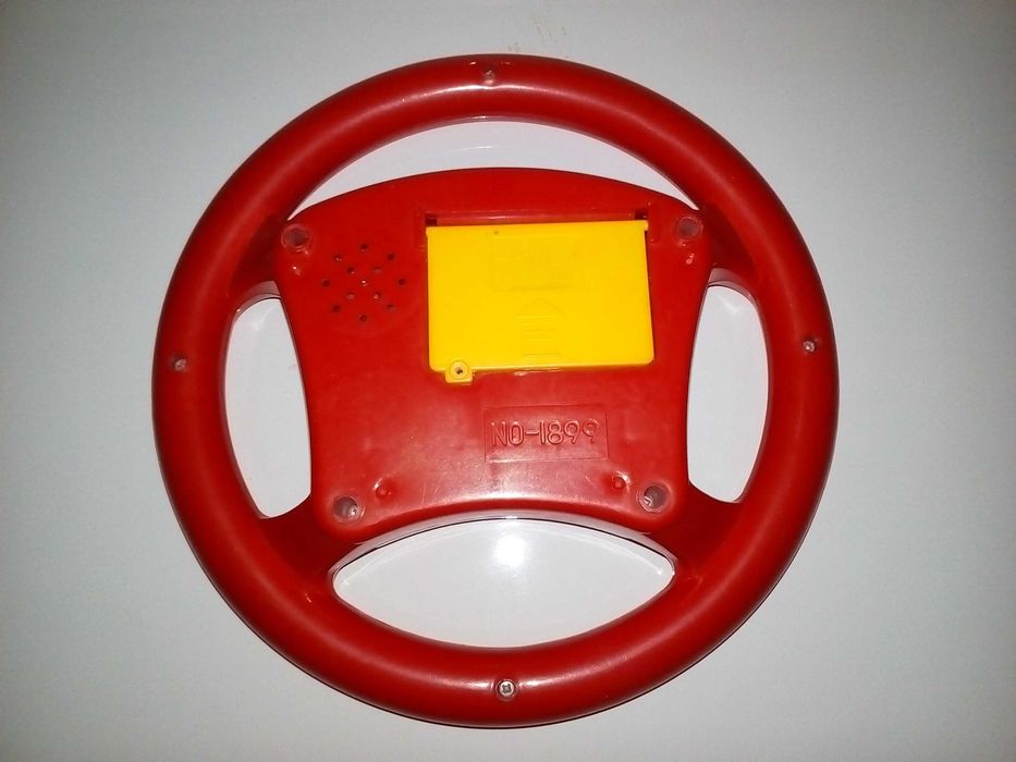 музыкальный детский руль игрушечный со звуковыми эффектами