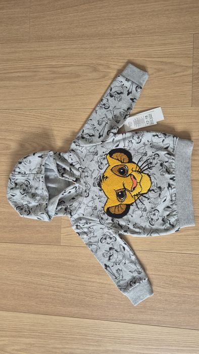 Bluza z kapturem dla chłopca, Król Lew, Simba_F&F_rozm. 86_NOWA