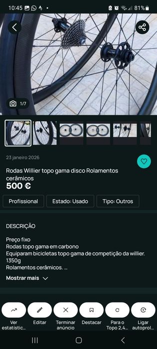 Acessórios para bicicletas oportunidades