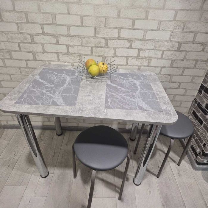 Кухонний стіл 100х60 (закруглені кути) — Новий від виробника