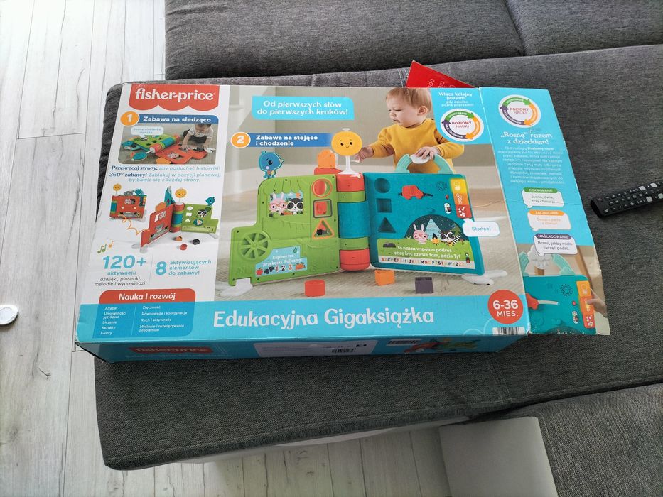 Edukacyjna Gigaksiażka Fisher Price 6-36 miesięcy