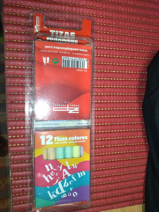 Caixa de 2 pack de giz