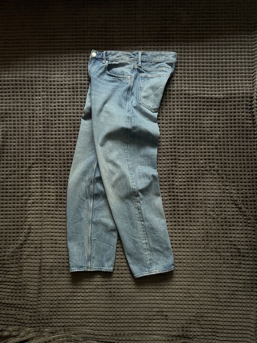 H&M (S/M) (W30/L32) Loose Fit Regular Jeans чоловічі джинси світлі штани джинсові