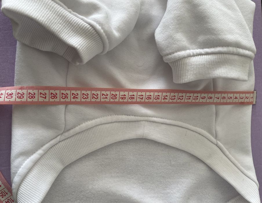 Одежда для собак, белый свитшот