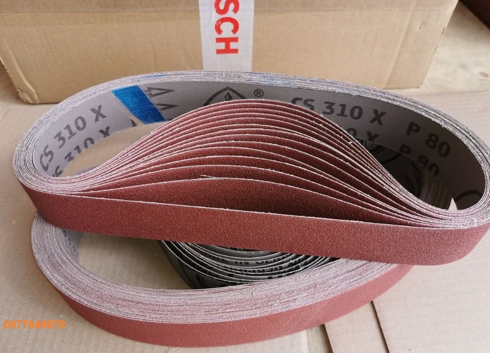 Шлифовальная лента 40х760 мм для Metabo RBE 15-180 SET, гриндер 40x760