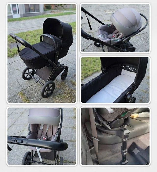 Wózek + Fotelik Cloud Z2 i-Size + Baza ISOFIX