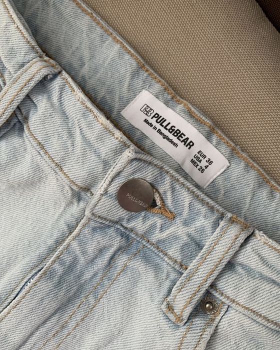Джинси pull&bear, світло-блакитні