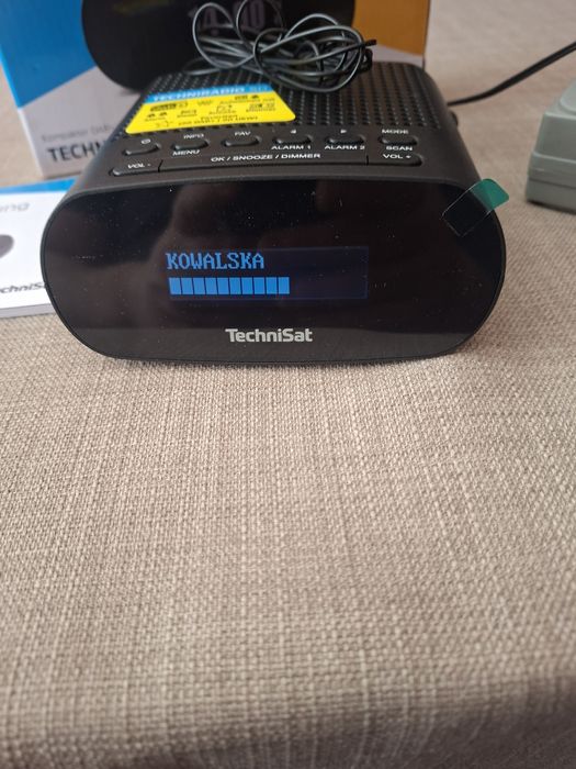 Radio Budzik Dab+ FM Zegar TechniSat  Nowe.