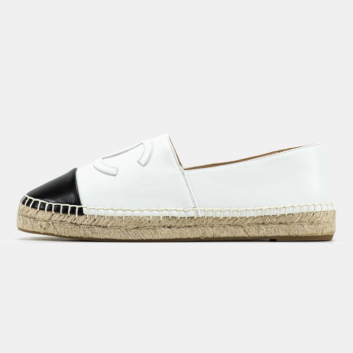 Еспадрильї Chanel White Black Luxe еспадрилі