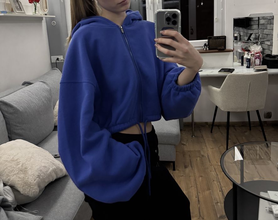 Baggy bluza rozpinana